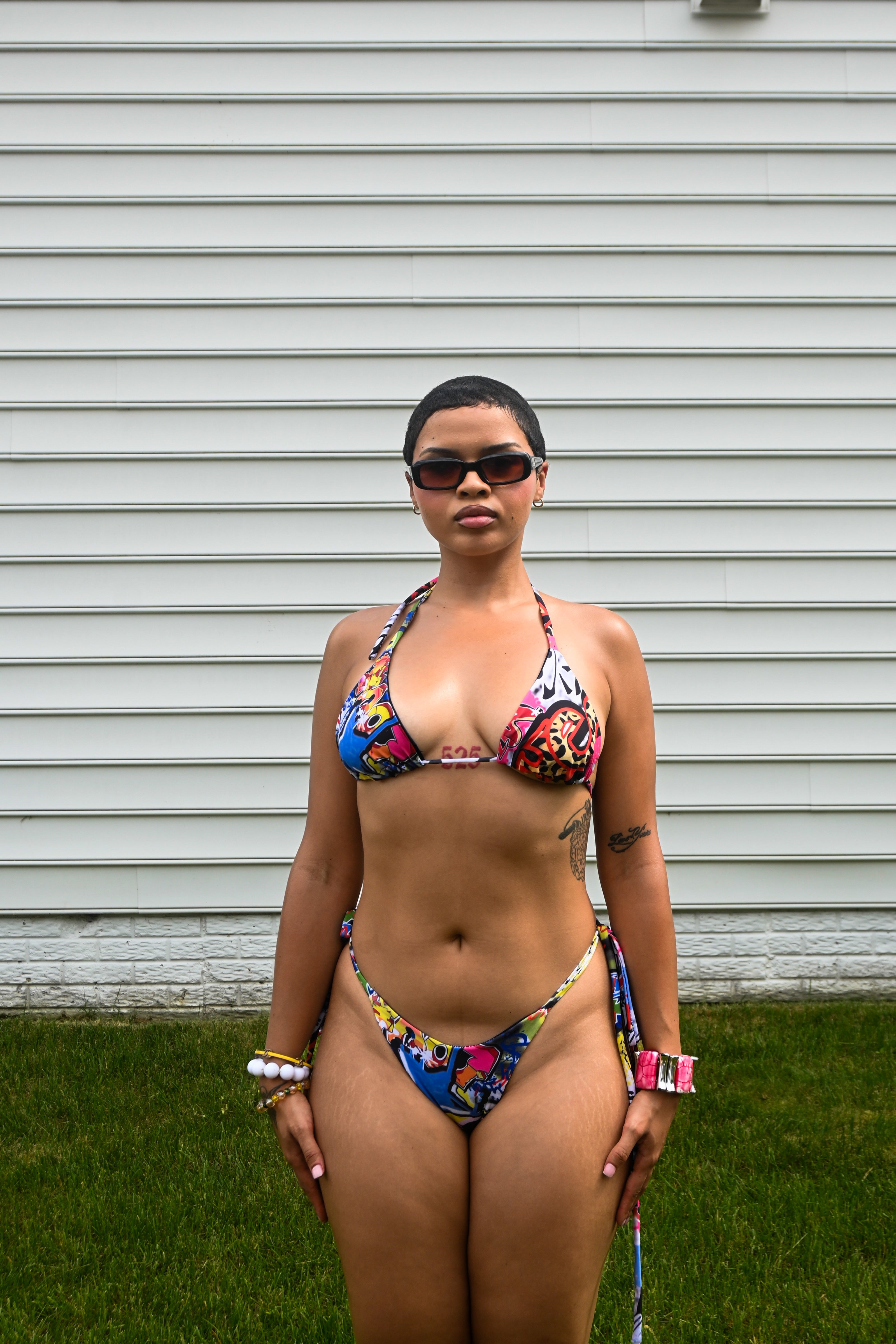 Graffiti Swim Bottoms