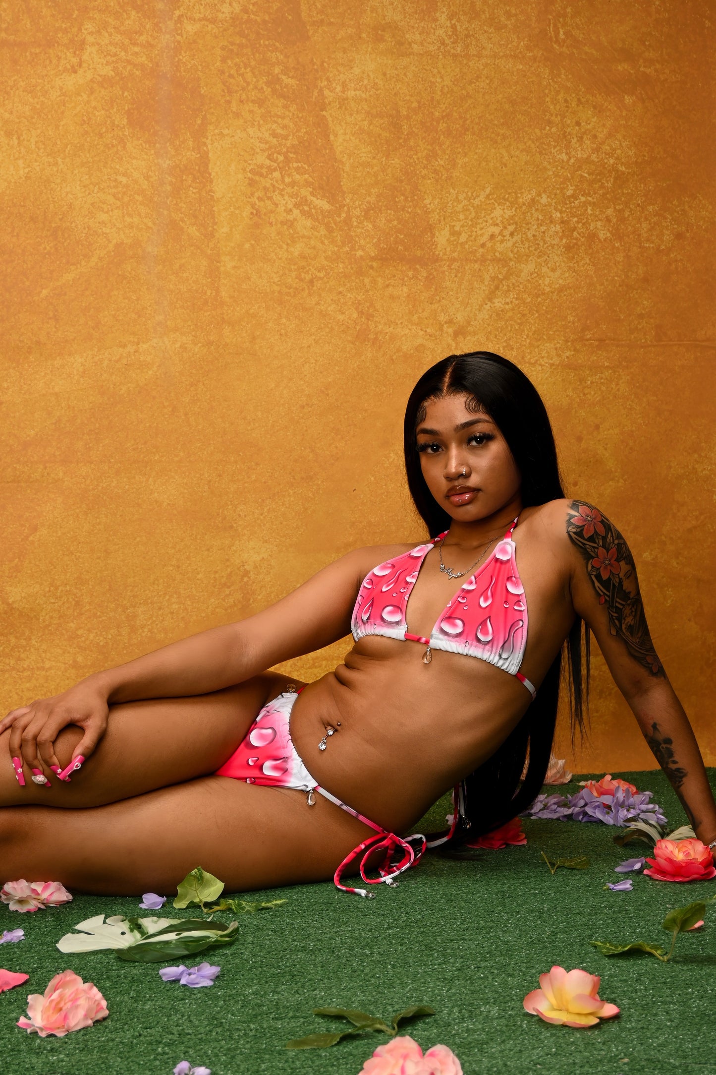 PINK REIGN BIKINI BOTTOMS