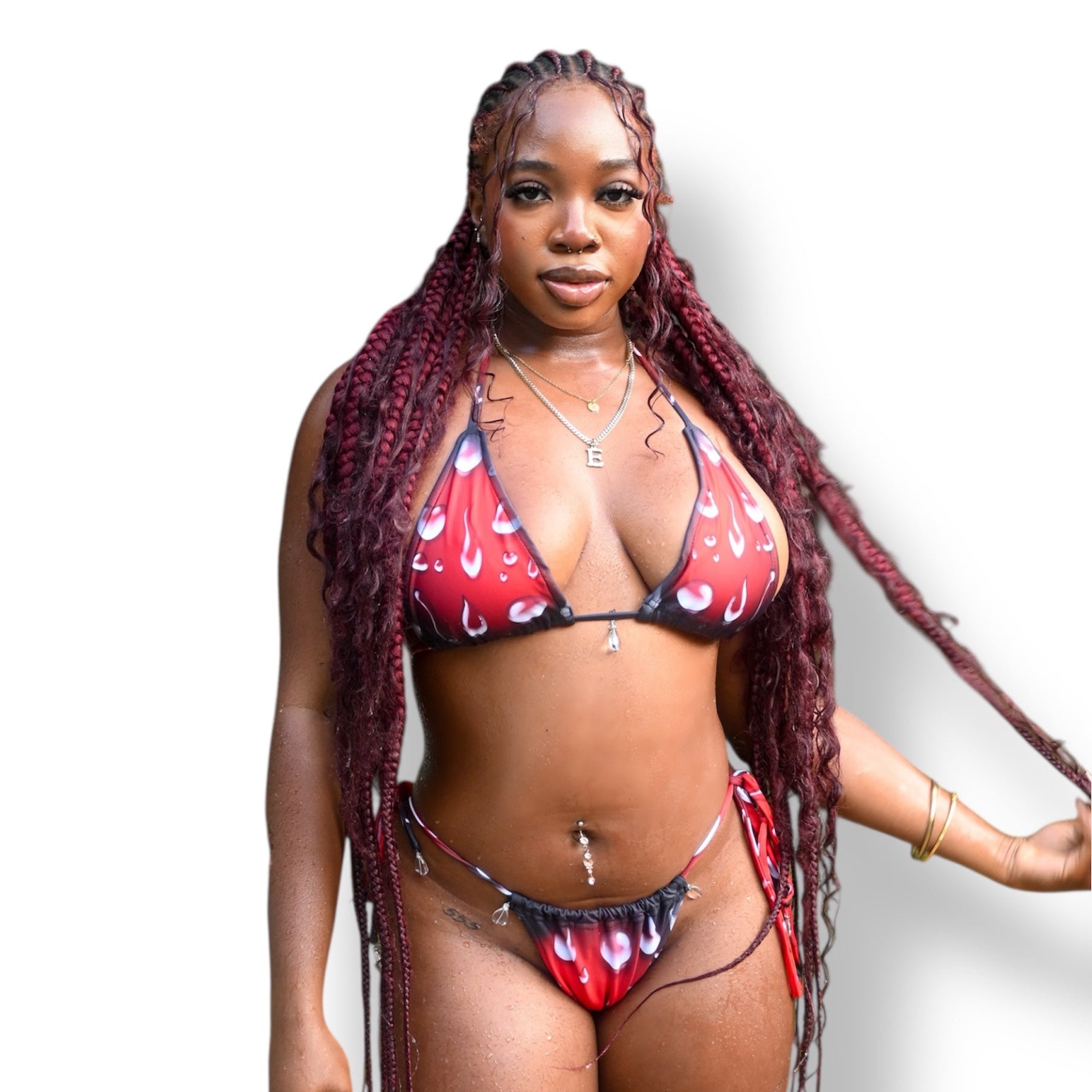 RED REIGN BIKINI BOTTOMS